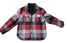 Vintage Wool Shirt Jacket Work Wear Mackinaw 60s 70s Large Lumberjack CPO