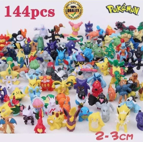 144pc pokémon action figures - 144pc,