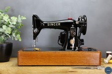 Excellent Vintage Singer 99k Mk2 Electric 50s Sewing Machine +Original Paperwork