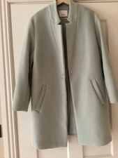 Mango Womens Pale Green Coat