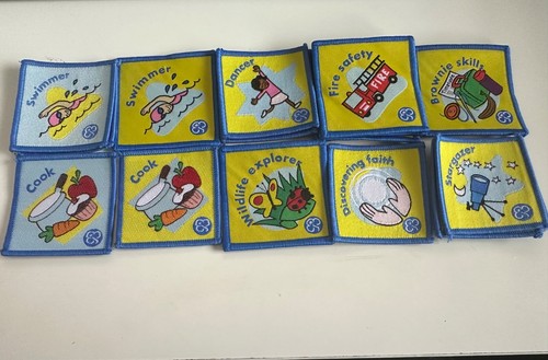 Old brownie interest badges