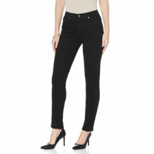 Diane Gilman Superstretch Skinny Jeans Black UK XL LN120 AA 12