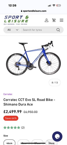 Rrp 6950 corratec cct - rrp, £6950