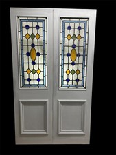 VICTORIAN STAINED GLASS DOORS