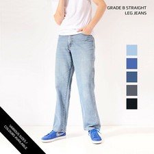 VINTAGE WRANGLER JEANS STRAIGHT LEG DENIM GRADE B W28 W30 W32 W34 W36 W38
