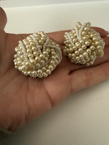 Vintage faux seed pearl - vintage, knot