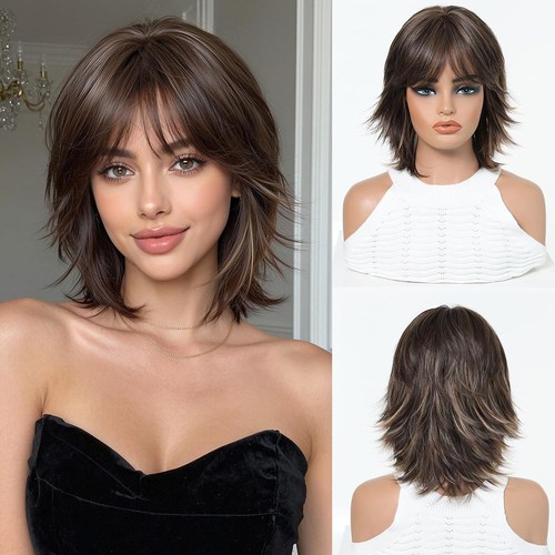 Brown with blonde highlights - brown,