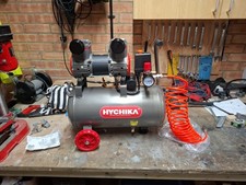 HYCHIKA 24L AIR COMPRESSOR OIL FREE SILENT 230V 1100W MAX BRAND NEW IN BOX