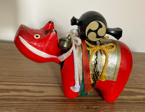 Japanese japan akabeko red cow - akabeko,