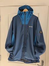 Men's 2 Tone Blue Regatta Isotex Stretch 15000 Waterproof Jacket. Size XL