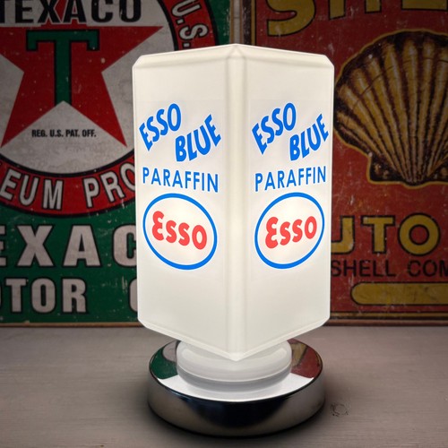 Esso blue paraffin - blue, square
