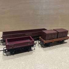  Vintage Collector 00 Gauge Model Railway Three Rolling Stock Wagons 