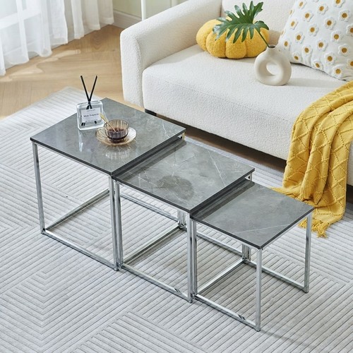 Set grey marble - grey, nested
