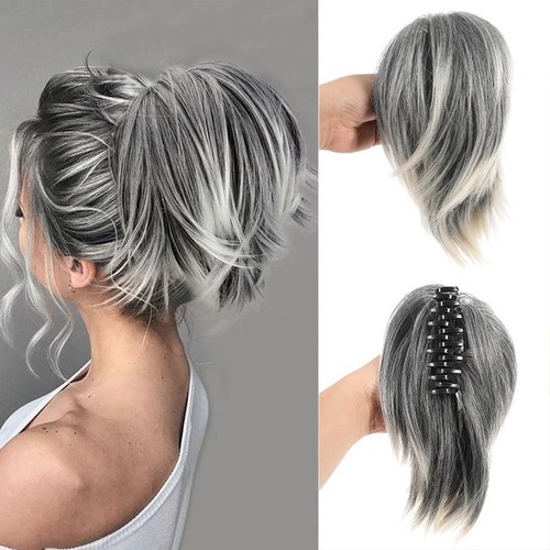 Messy bun hair piece - claw, clip