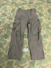 Vietnam War U.S. Jungle Fatigue Trousers Rip Stop DSA 1969 Small Reg