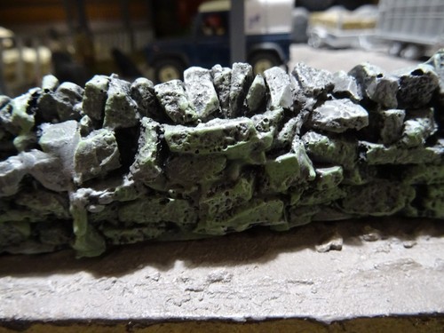 Scale model dry stone - 1:32,