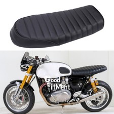 For Triumph Thruxton R Motorcycle Cafe Racer Seat Flat Brat Saddle Universal