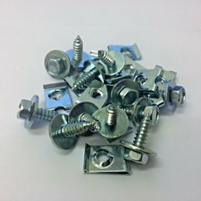 LANDROVER DEFENDER ACME SCREWS U NUTS  SPIRE CLIPS QTY 40