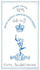 1 x QSL Card Radio UK RSARS