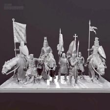 unassembled 50mm resin figures model Medieval Wars (Knights and Infantry)kits