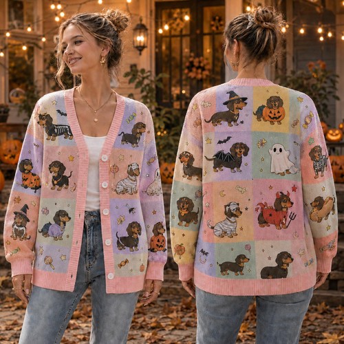 Cute halloween dachshund - halloween,