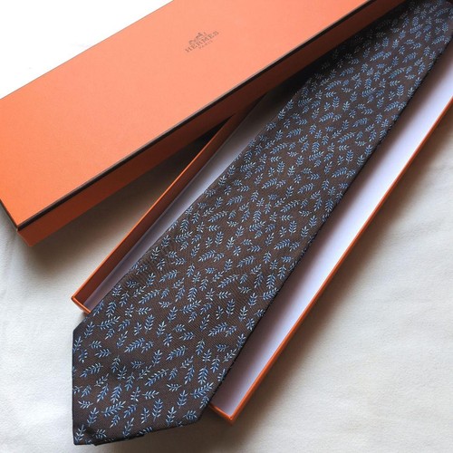 Hermes silk tie - hermes, box