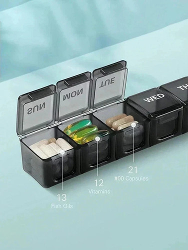 Weekly daily pill box - weekly,