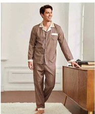 Mens Silk Satin Pyjamas