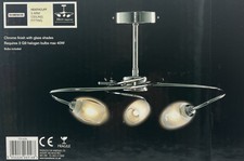 Chrome Ceiling Light HOMEBASE