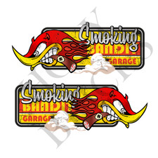 15cm Set of 2 Smoking Bandit