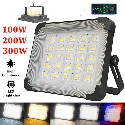 100w 300w rechargeable - rechargeable, led