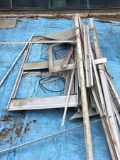 Clear Glass 6 x 8ft Greenhouse with Slide Door