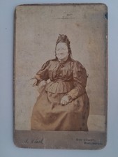 CABINET CARD: Elderly Woman