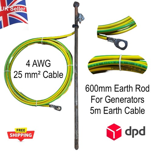 Generator earth rod spike - generator,