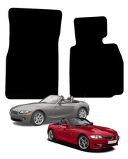 For BMW Z4 e85 e86 2003 - 2008 Fully Tailored Black Car Mats Carpets 2pc Set
