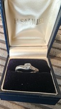 Diamond Ring Size N White Gold