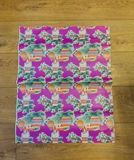 New old stock Vintage 70s Christmas Wrapping Paper Sheets - Set Of 6 Sheets