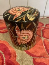 Vintage papier mache box - papier,