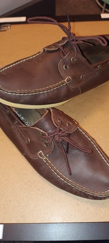 Timberland dark tan boat - tan, shoes