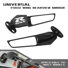 fit SUZUKI GSXR 600 750 1000 Enlarged Wind Swivel Stealth Rear View Side Mirror