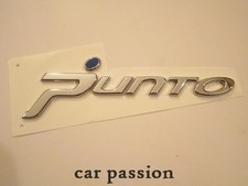 Fiat Grande Punto Original Rear Logo Emblem Sign Blue