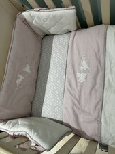 baby girl cot bed bedding set