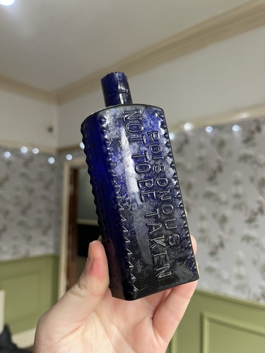 Cobalt blue hobnail - hobnail, 4oz