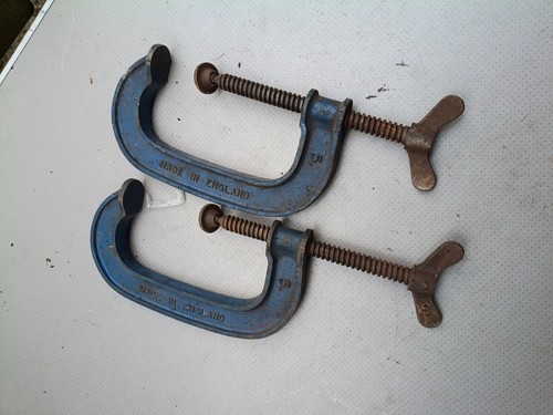 Pair record g clamps - pair, no
