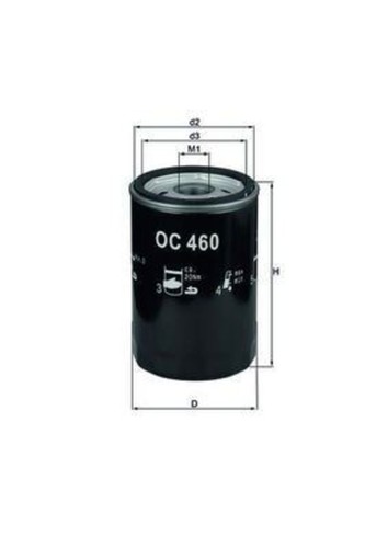 Oil filter mahle - filter, fits