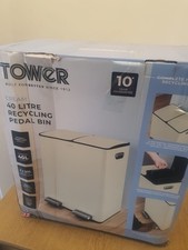 Tower Recycling Pedal Bin
