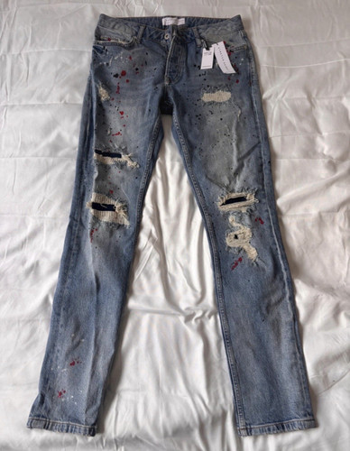 Topman stretch skinny - stretch, blue