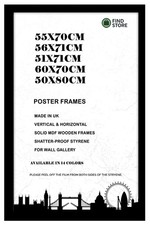 Poster Frames Matt Black 55x70
