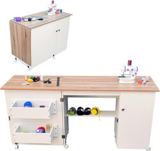 Large Folding Sewing Table