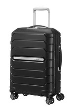 Samsonite Flux (Carry on) 55cm Spinner 4 Wheel Expandable Travel Suitcase Black